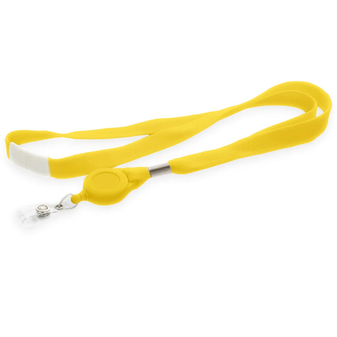 Tube Lanyard mit Jojo - Gelb